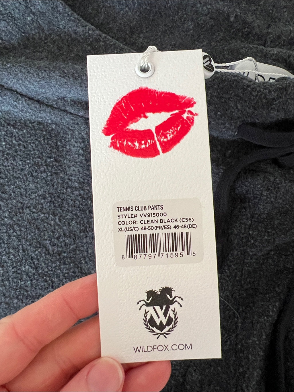 Wildfox Clean Black Tennis Club Pants